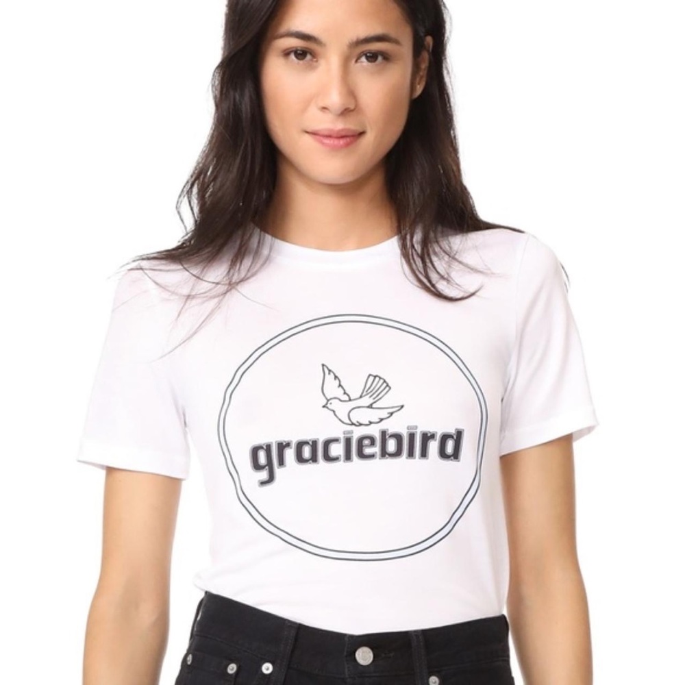 GANNI TEE SHIRT GRACEBIRD